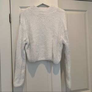 White Fuzzy Sweater